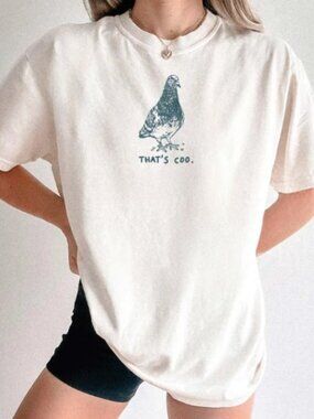 Pigeon Graphic Tee For Men Women That’s Coo Funny Shirt